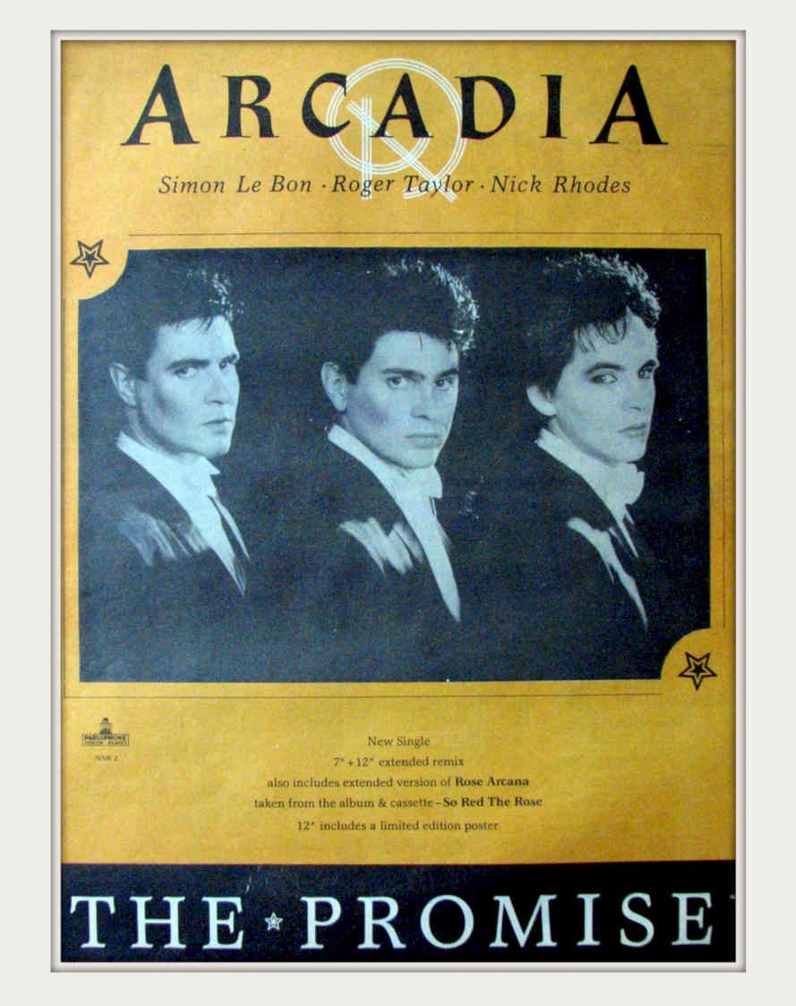 Arcadia Promise Single Vintage Retro Advert Poster A4 Photo Print