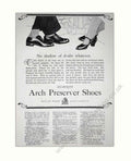 Arch Preserver Shoes Vintage Retro Advert Poster A4 Photo Print