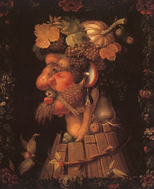 Arcimboldo Giuseppe Italian approx 1530 15931 Art A4 Photo Print UK