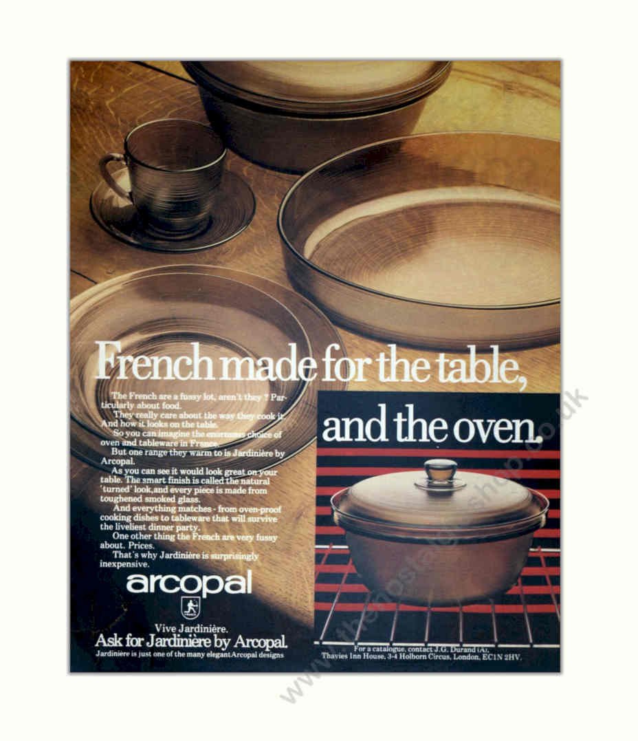 Arcoal Table Setting Vintage Retro Advert Poster A4 Photo Print
