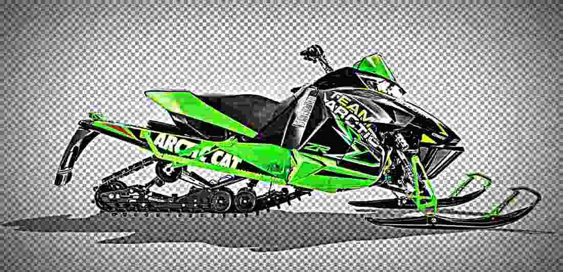 Arctic Cat ZR 9000 RR 1056cc 5 motorbike A4 Photo Print
