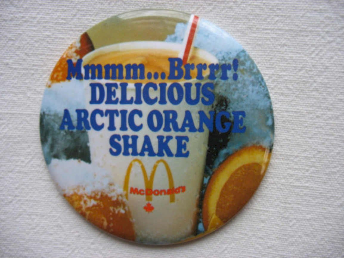 Arctic Orange Shake Vintage Retro Advert Ads A4 Photo Print