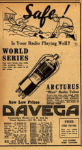 Arcurus Blue Radio Vintage Retro Advert Ads A4 Photo Print
