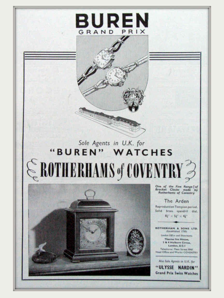 Arden Clock Watch Vintage Retro Advert Poster A4 Photo Print