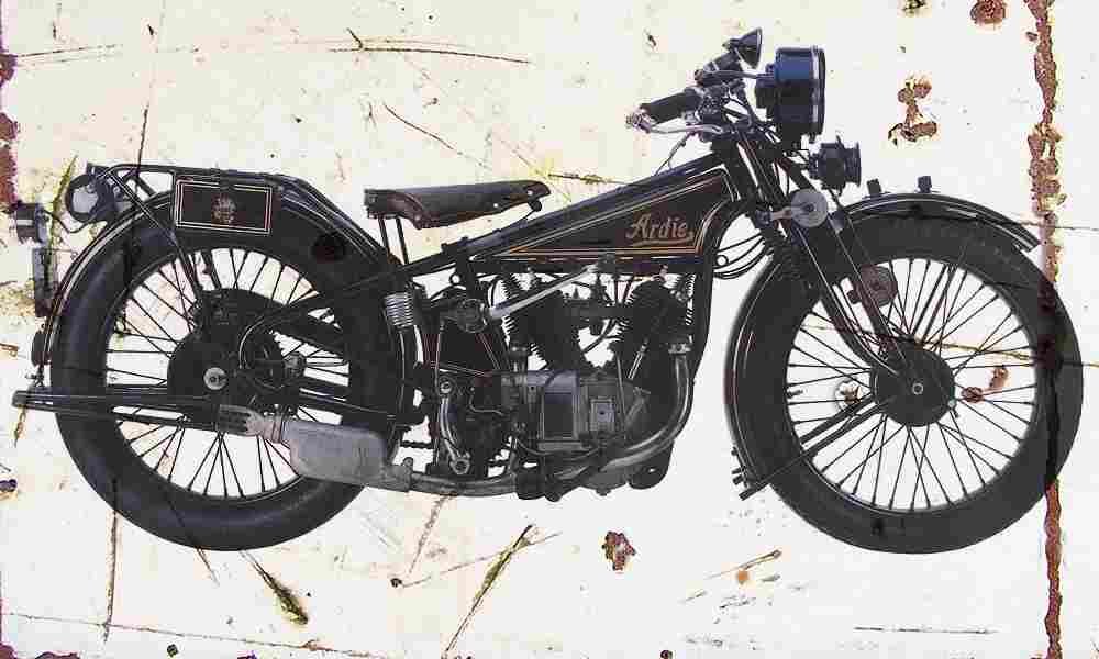Ardie 1927 Aged Vintage A4 Photo Print