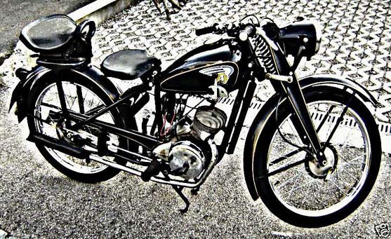 Ardie Ne125 motorbike A4 Photo Print