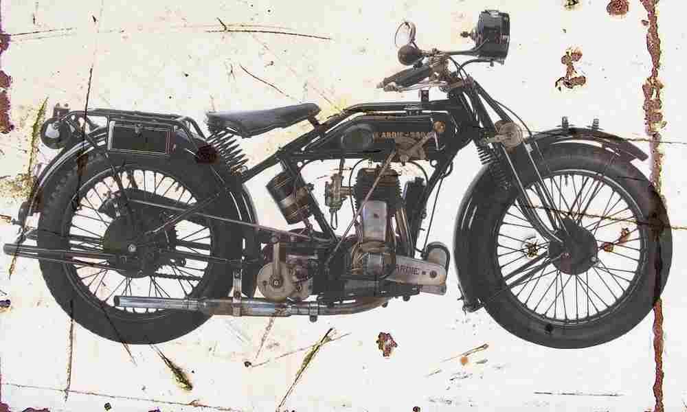 Ardie TM500 1928 Aged Vintage A4 Photo Print