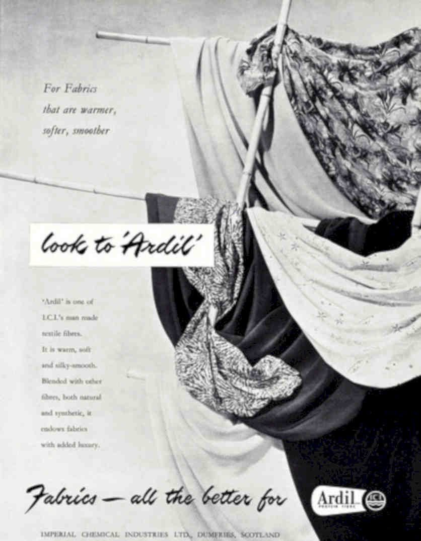 Ardil Fabrics Studio Vintage Retro Advert Poster A4 Photo Print