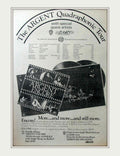 Argent Quadrophonic Tour Vintage Retro Advert Poster A4 Photo Print