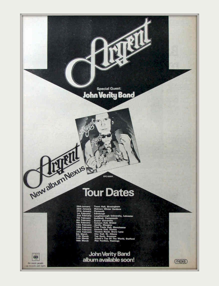 Argent Verity Nexus Vintage Retro Advert Poster A4 Photo Print