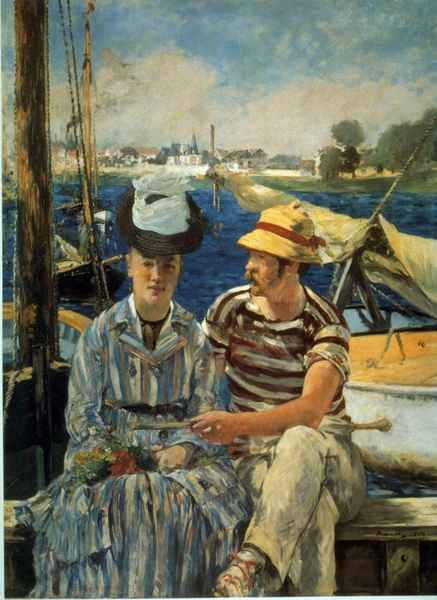 Argenteuil by Manet Impressionism A4 Photo Print
