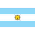Argentina Flag N1800 A4 Photo Print