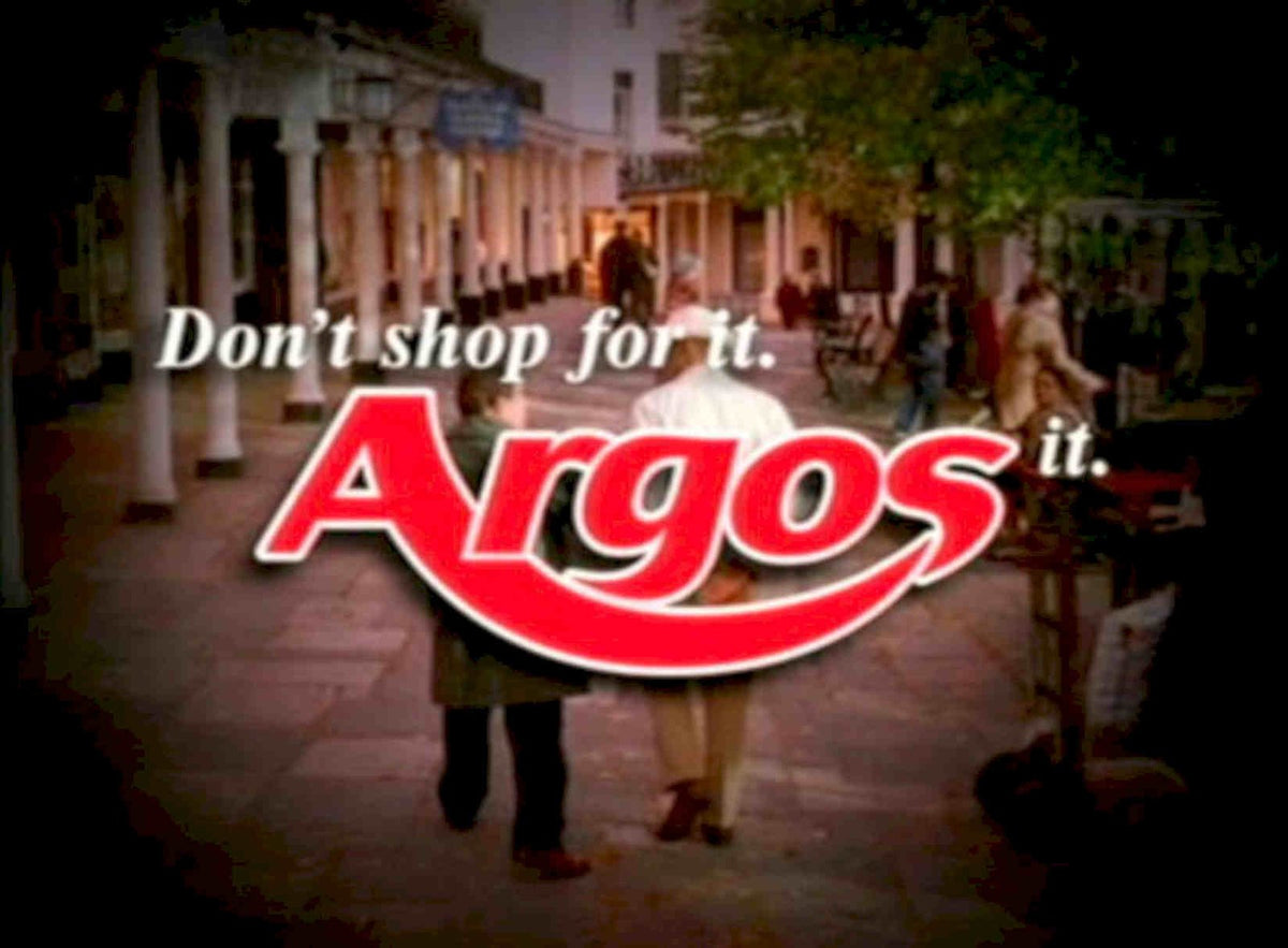 Argos Street Scene Vintage Retro Advert Poster A4 Photo Print