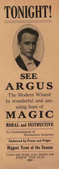Argus 2 Magic Magician Vintage A4 Photo Print