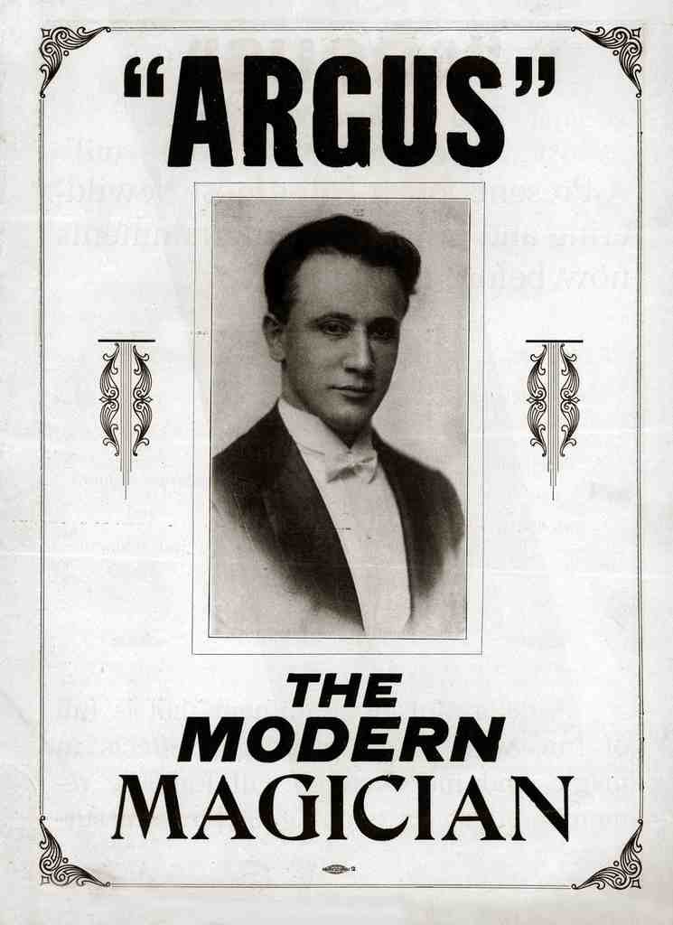 Argus Magic Magician Vintage A4 Photo Print