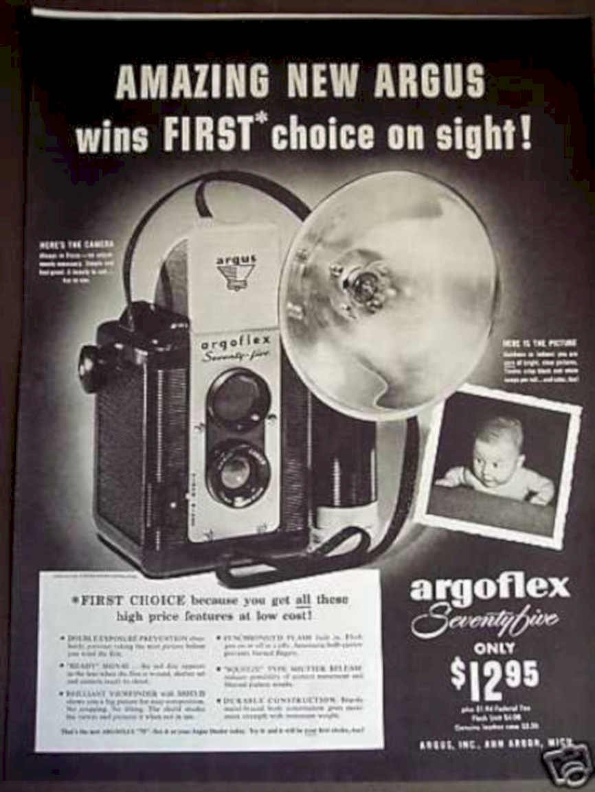 Argus Seventy Five Vintage Retro Advert Ads A4 Photo Print