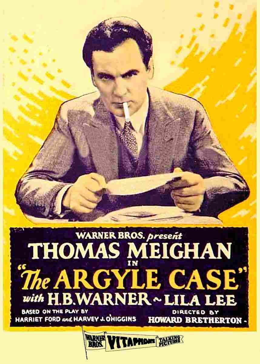 Argyle Case The 1929 01 film star poster A4 Photo Print