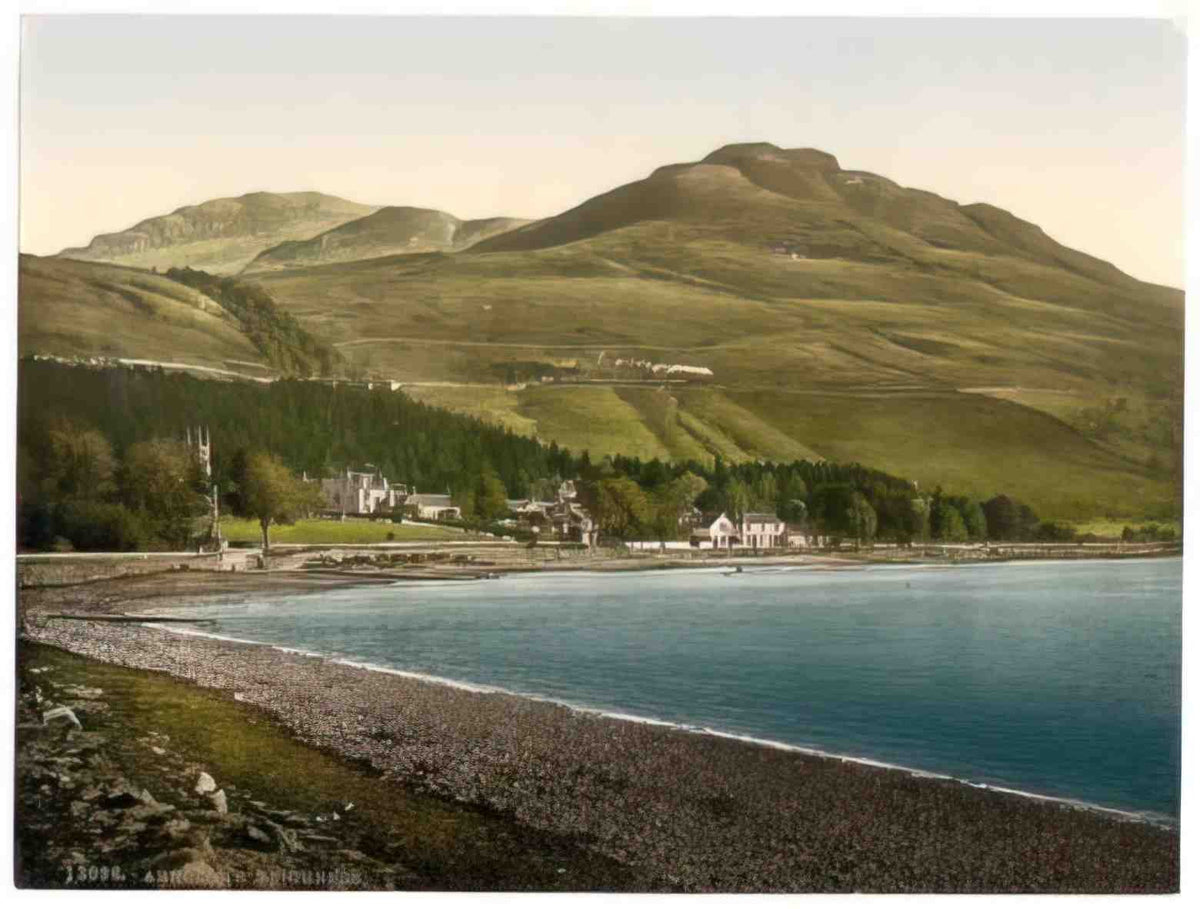 Argyllshire Arrochar Teighness Vintage A4 Photo Print