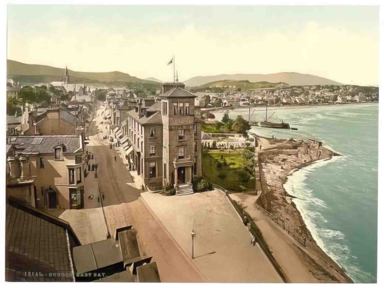 Argyllshire Dunoon East Bay Vintage A4 Photo Print