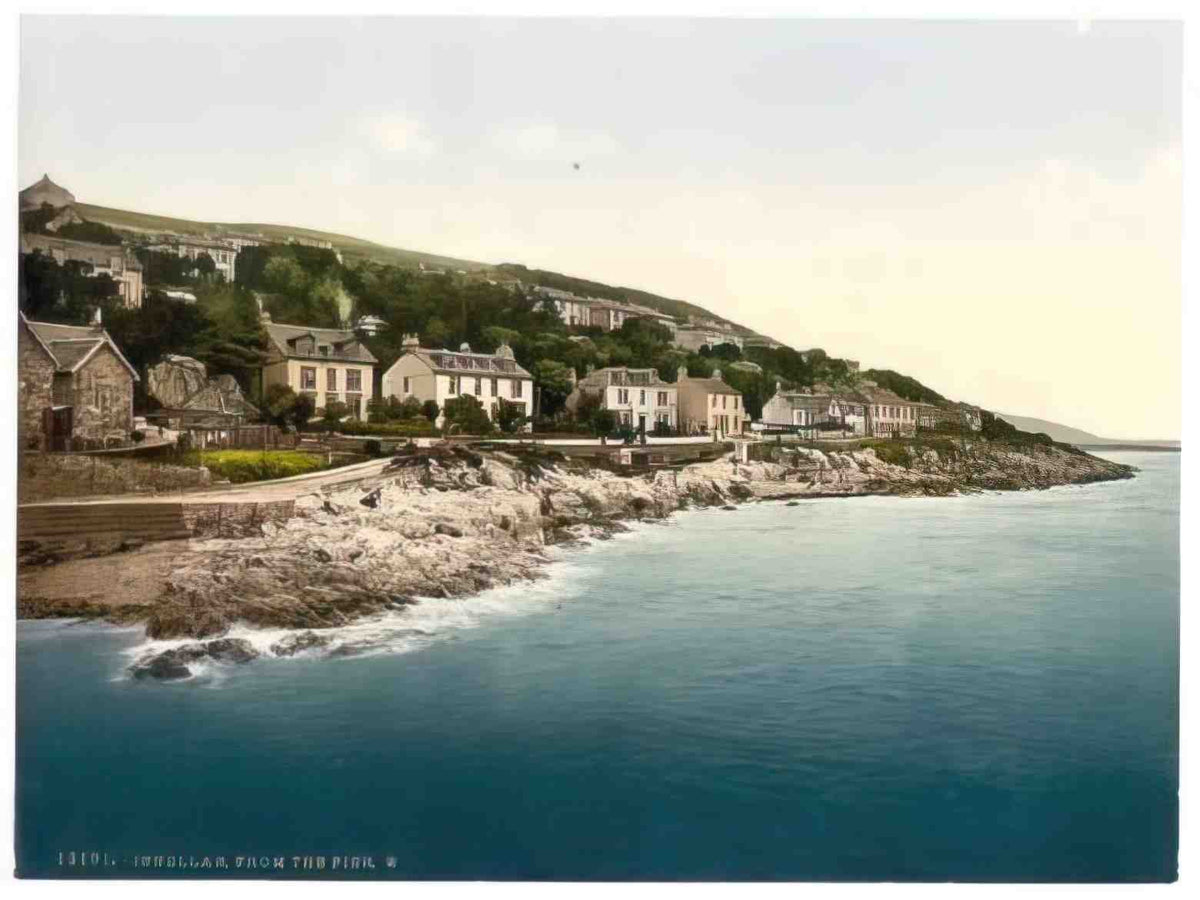 Argyllshire Innellan From the Pier West Vintage A4 Photo Print