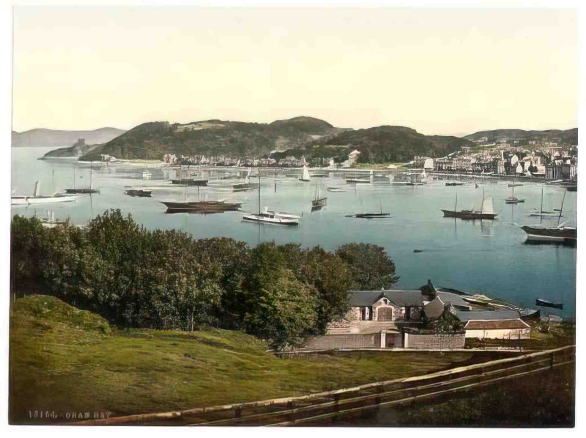Argyllshire Oban Bay Vintage A4 Photo Print