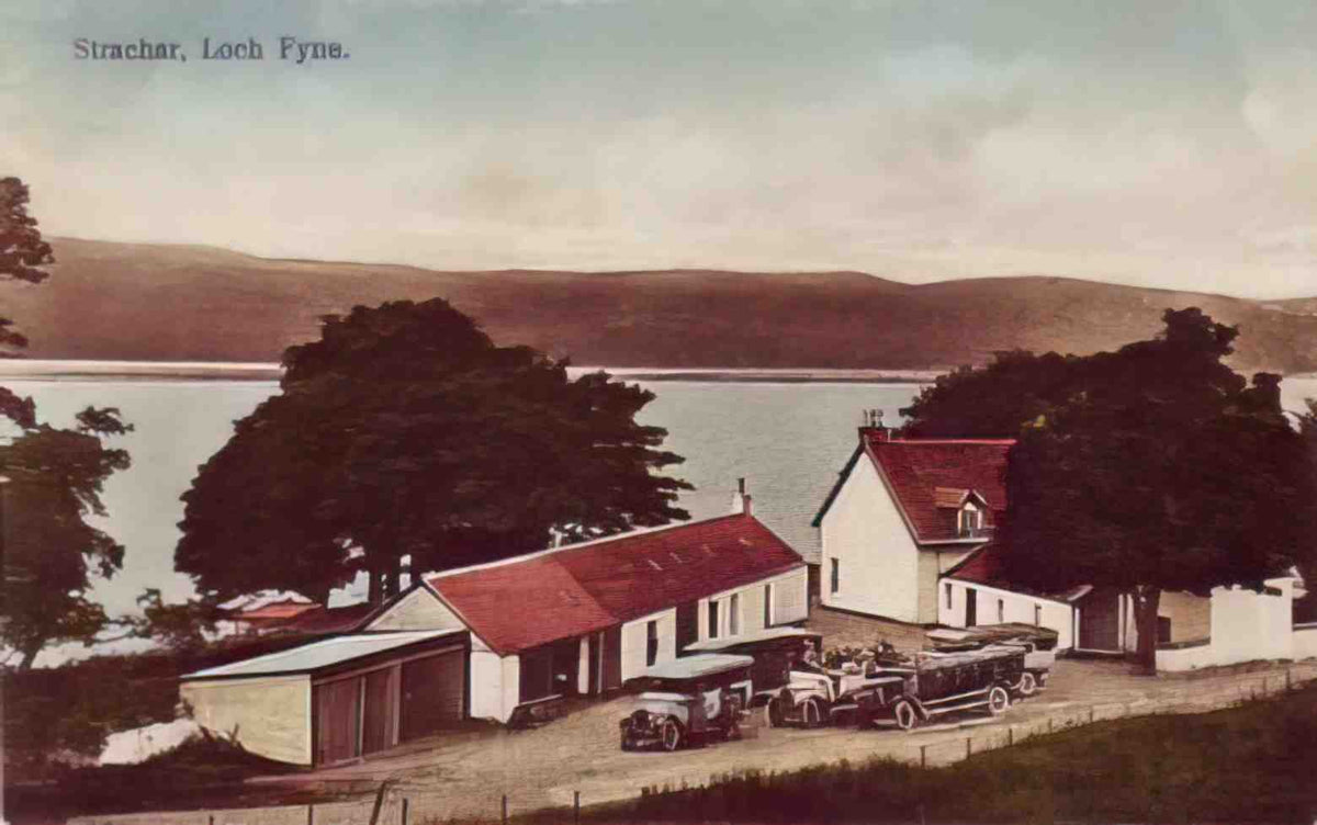 Argyllshire Strachur Loch Fyne Vintage A4 Photo Print