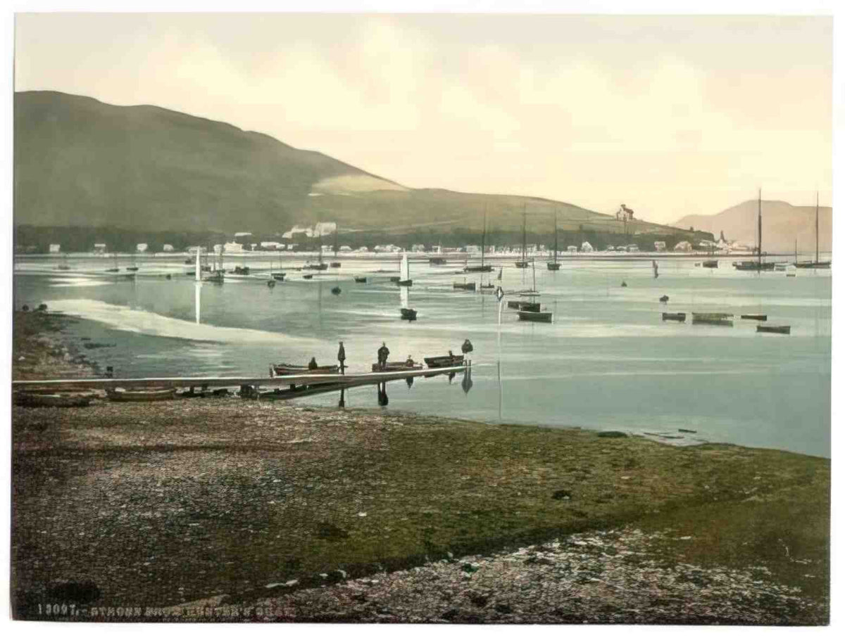 Argyllshire Strone From Hunters Quay Vintage A4 Photo Print