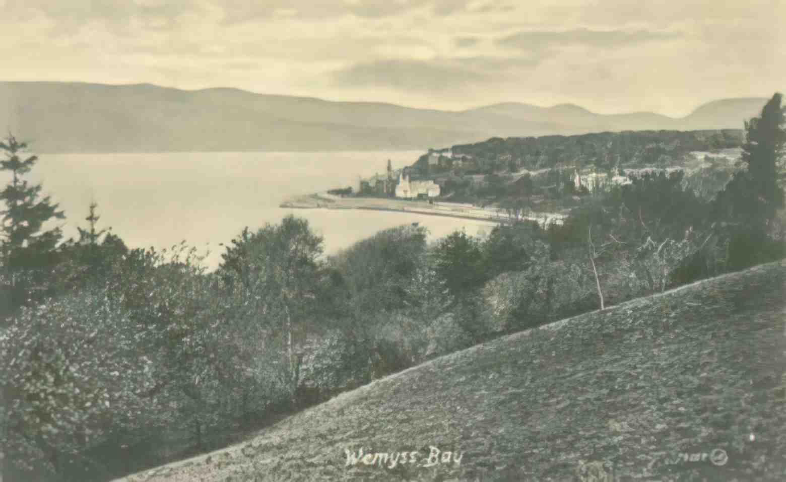 Argyllshire Wemyss Bay 1910s Vintage A4 Photo Print