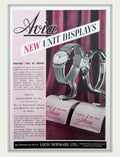 Aria Unit Displays Vintage Retro Advert Poster A4 Photo Print