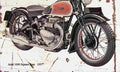 Ariel 1000 SquareFour 1937 Aged Vintage A4 Photo Print