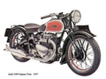 Ariel 1000 SquareFour 1937 motorbike A4 Photo Print