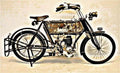 Ariel 3Hp motorbike A4 Photo Print