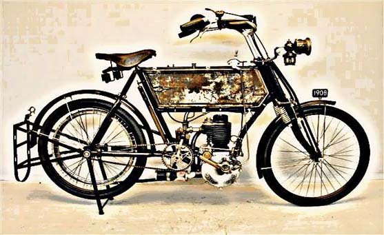 Ariel 3Hp motorbike A4 Photo Print