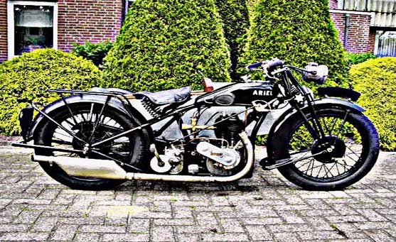 Ariel A motorbike A4 Photo Print