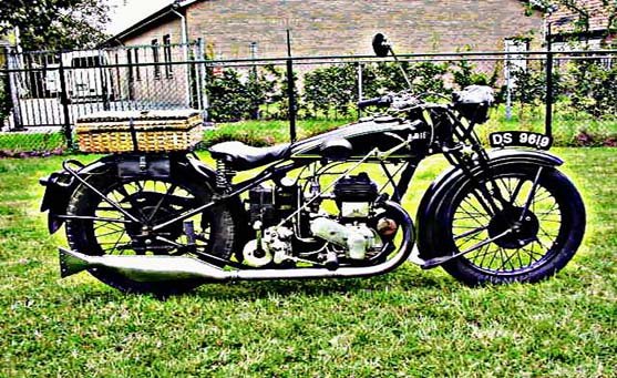 Ariel B motorbike A4 Photo Print