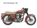 Ariel FH650 Huntmaster 1958 motorbike A4 Photo Print