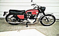 Ariel Hc8 motorbike A4 Photo Print