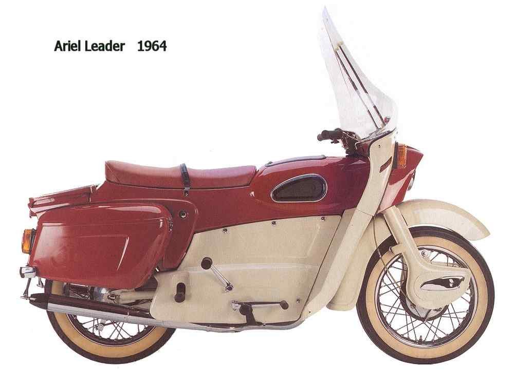 Ariel Leader 1964 motorbike A4 Photo Print