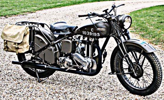 Ariel Military motorbike A4 Photo Print