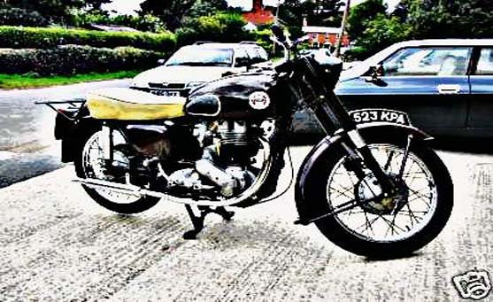 Ariel Red Hunter 1959 motorbike A4 Photo Print