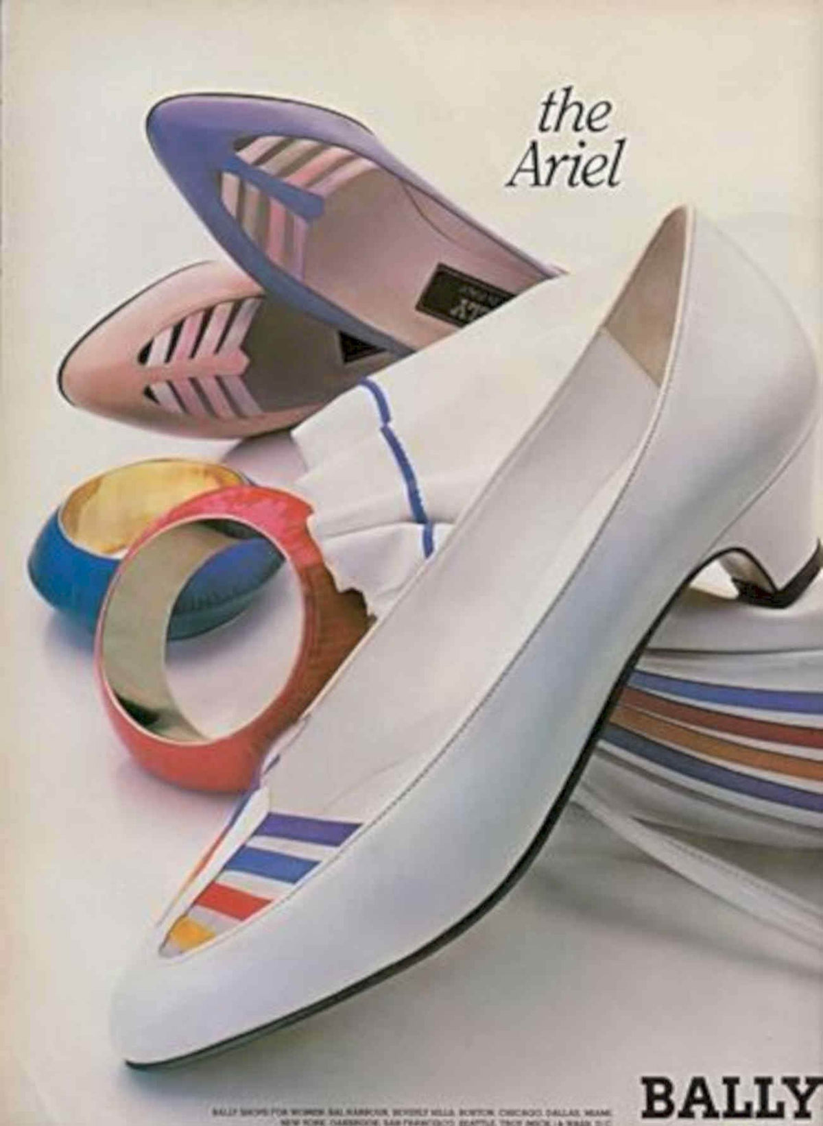 Ariel Shoes Bally Vintage Retro Advert Poster A4 Photo Print