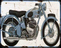 Ariel Square Four 1 Motorbike Vintage Aged A4 Photo Print