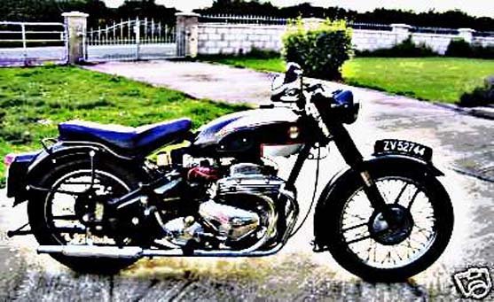 Ariel Square Four motorbike A4 Photo Print