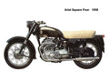 Ariel SquareFour 1958 motorbike A4 Photo Print