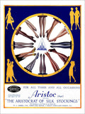Aristoc Stockings 1920s Vintage Retro Advert Poster A4 Photo Print