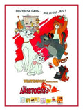 Aristocats Jazz Cats Vintage Retro Advert Poster A4 Photo Print