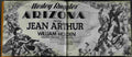 Arizona 1940 02 film star poster A4 Photo Print