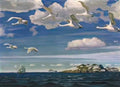 Arkady Rylov rylov blue expanse Art A4 Photo Print