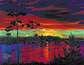 Arkady Rylov rylov sunset 1917 Art A4 Photo Print