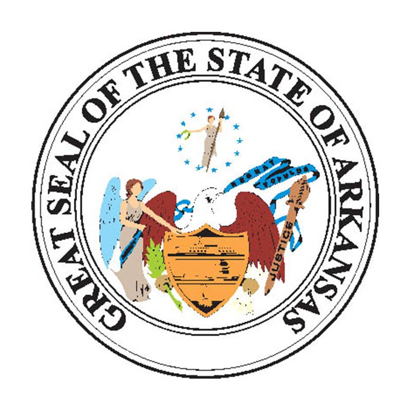 Arkansas Seal N4024 A4 Photo Print